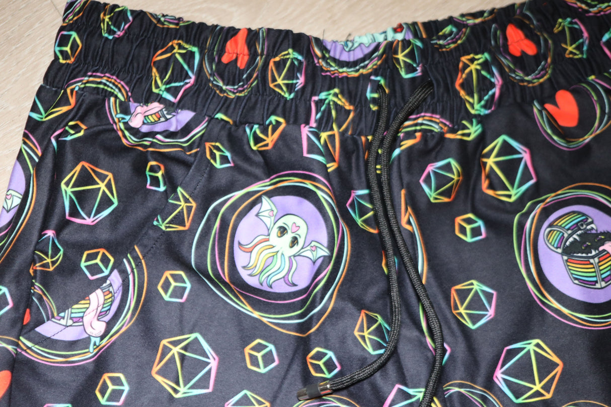 Pride Joggers Rainbow - SIZE: L/XL (Large/XLarge) Leggings & Joggers Foam Brain Games