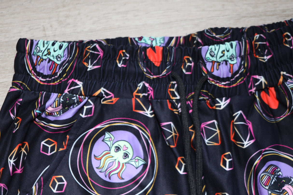 Pride Joggers Lesbian - SIZE: S/M (small/medium) Leggings & Joggers Foam Brain Games