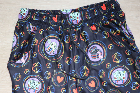 Pride Joggers Polyamorous - SIZE: S/M (small/medium) Leggings & Joggers Foam Brain Games