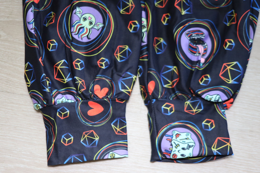 Pride Joggers Polyamorous - SIZE: L/XL (Large/XLarge) Leggings & Joggers Foam Brain Games