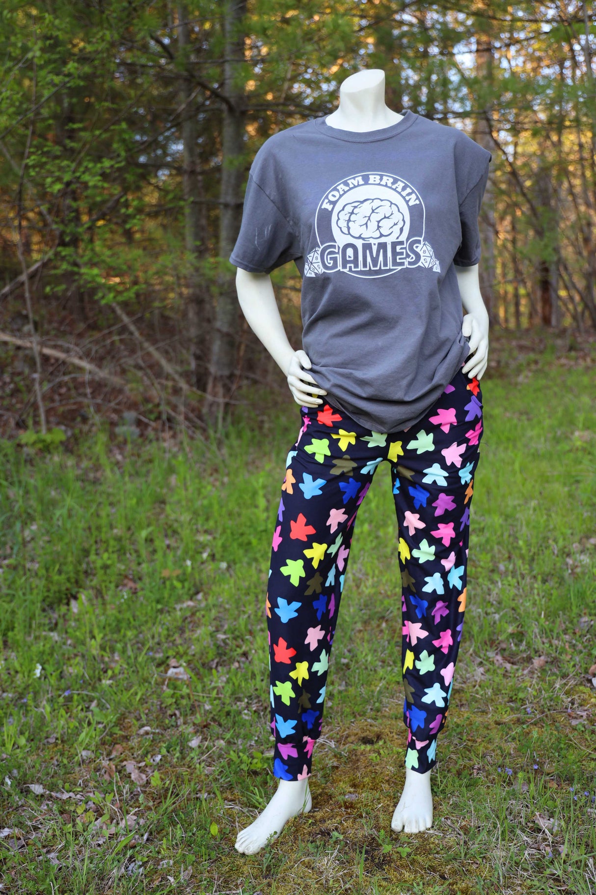 Meeple Joggers - SIZE: L/XL (Large/XLarge) Leggings & Joggers Foam Brain Games