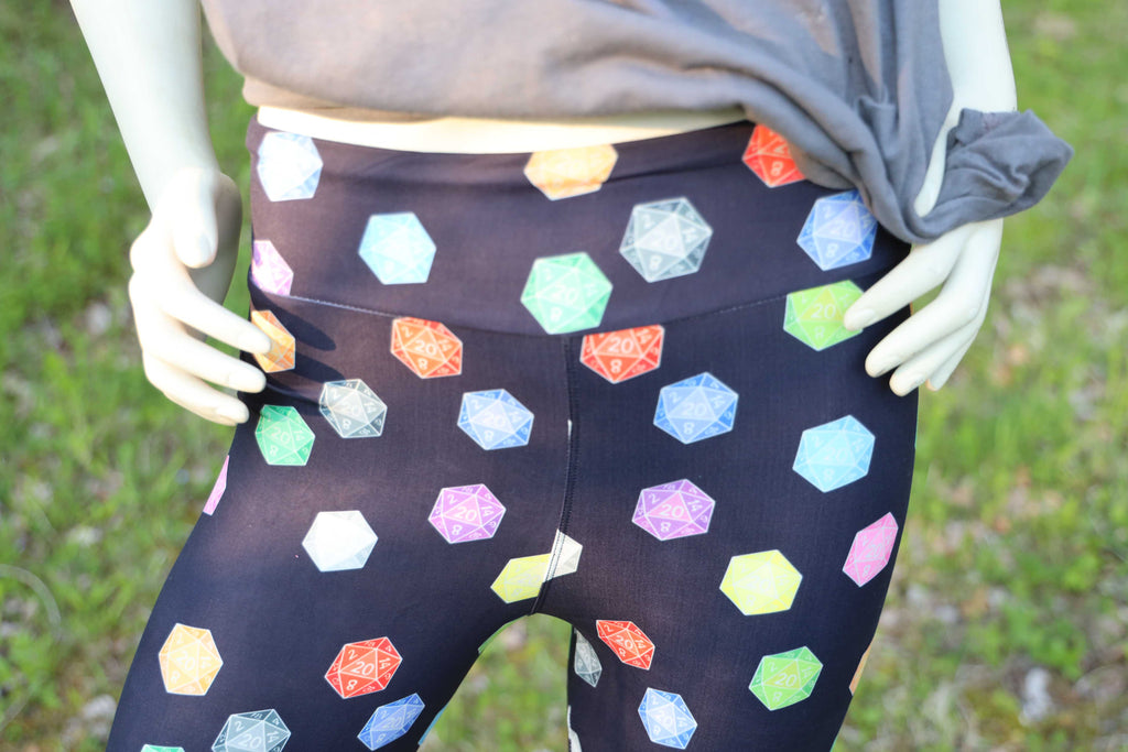 D20  Leggings - SIZE: OS Leggings & Joggers Foam Brain Games