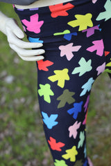 Meeples  Leggings - SIZE: OS Leggings & Joggers Foam Brain Games