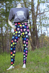 Meeples  Leggings - SIZE: OS Leggings & Joggers Foam Brain Games