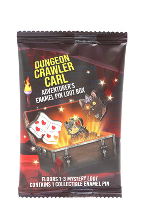 Dungeon Crawler Carl Adventurer's Pin Loot Box: Floors 1-3 Mystery Loot Foam Brain Games