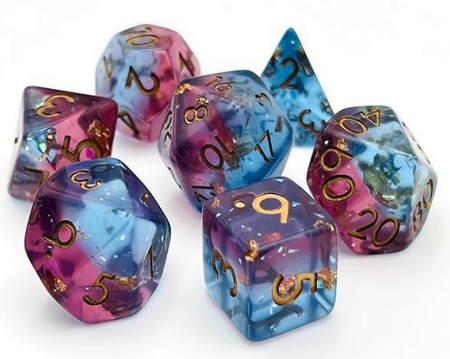 Mermaid Blood RPG Dice Set Plastic Dice Foam Brain Games