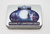 Complete Set: Moonlit Lantern Metal RPG Dice Bundle