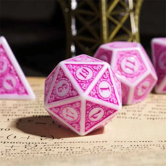 Motif: Bubblegum RPG Dice Set Plastic Dice Foam Brain Games