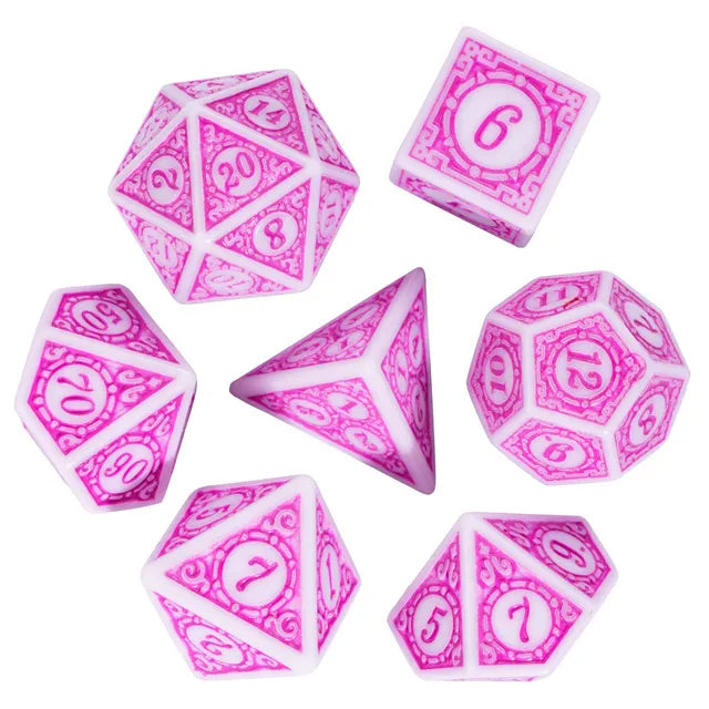 Motif: Bubblegum RPG Dice Set Plastic Dice Foam Brain Games