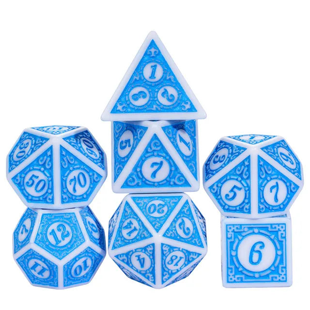 Motif: Ocean Brine RPG Dice Set Plastic Dice Foam Brain Games