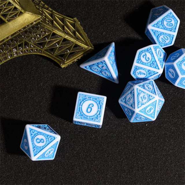 Motif: Ocean Brine RPG Dice Set Plastic Dice Foam Brain Games