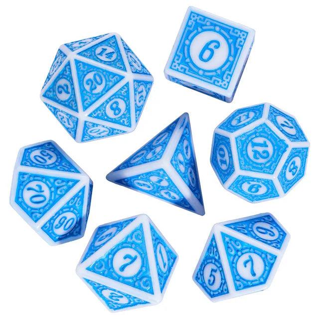 Motif: Ocean Brine RPG Dice Set Plastic Dice Foam Brain Games