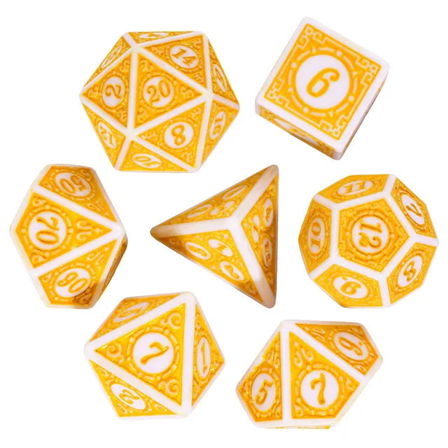 Motif: Rising Sun RPG Dice Set Plastic Dice Foam Brain Games