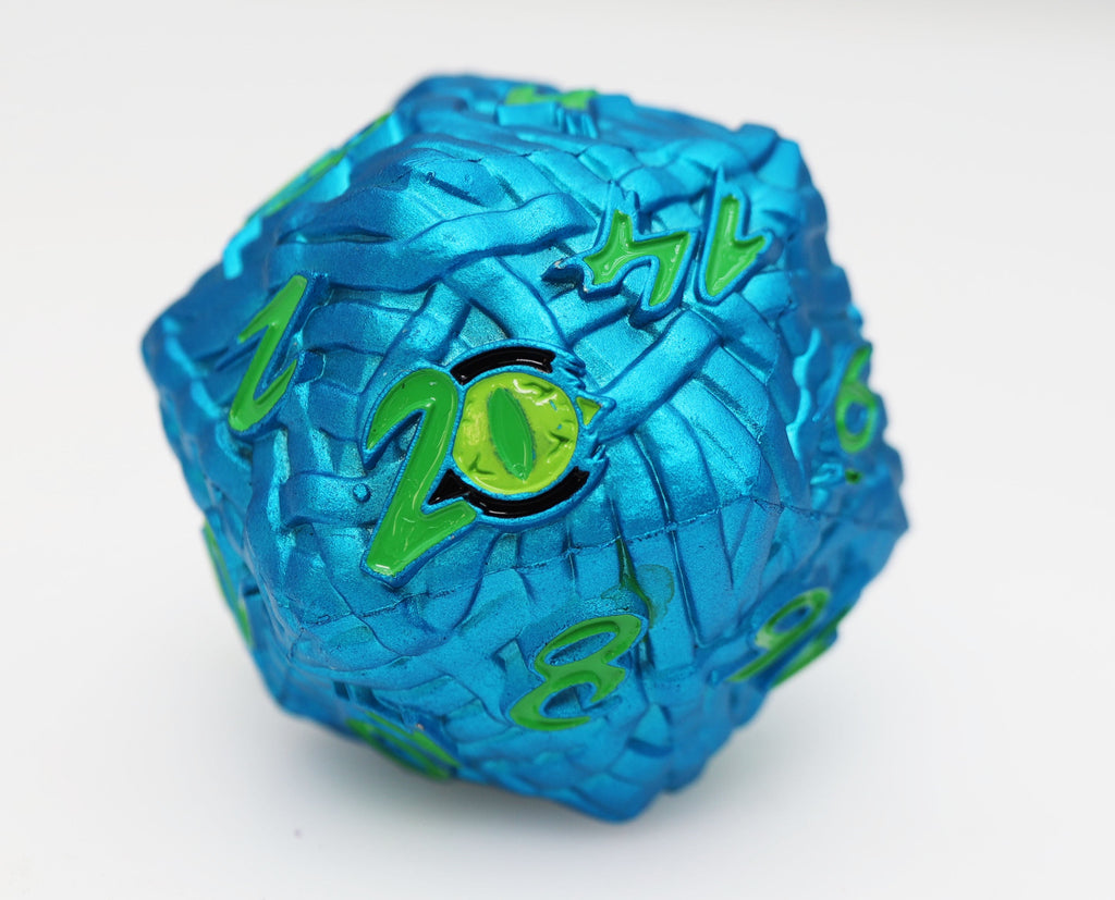 Mummy Wraps: Otzi the Iceman 40mm Metal D20 Metal Dice Foam Brain Games