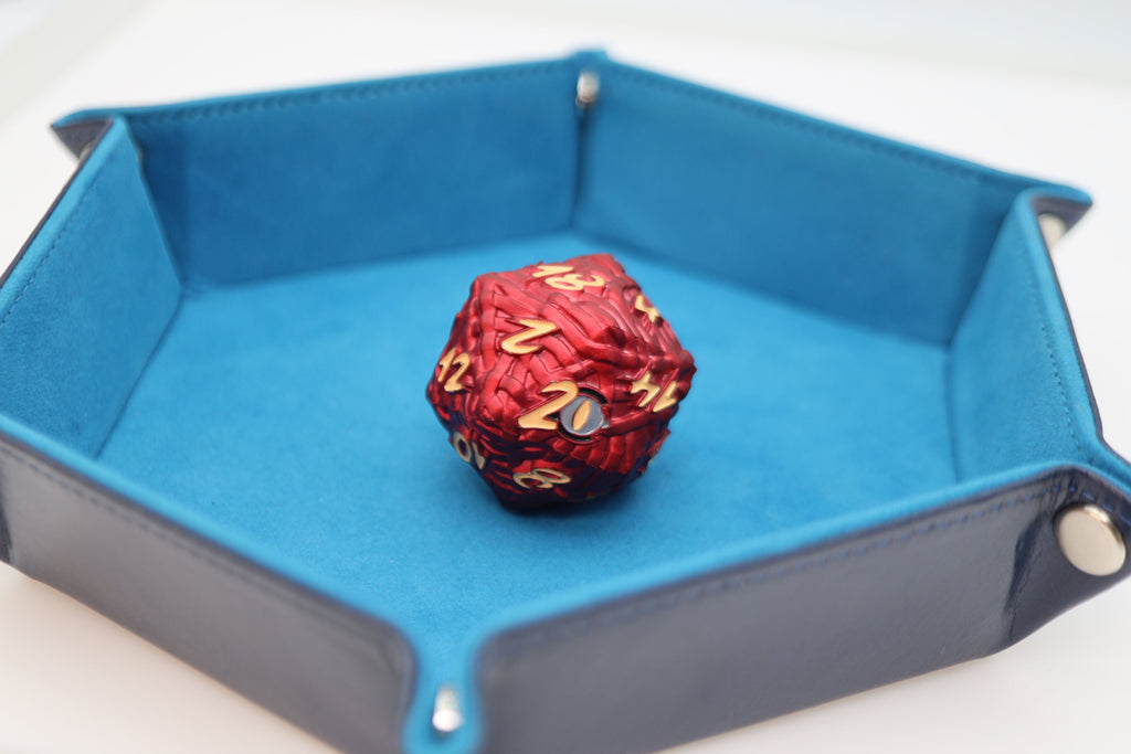 Mummy Wraps: Tutankhamun 40mm Metal D20 Metal Dice Foam Brain Games