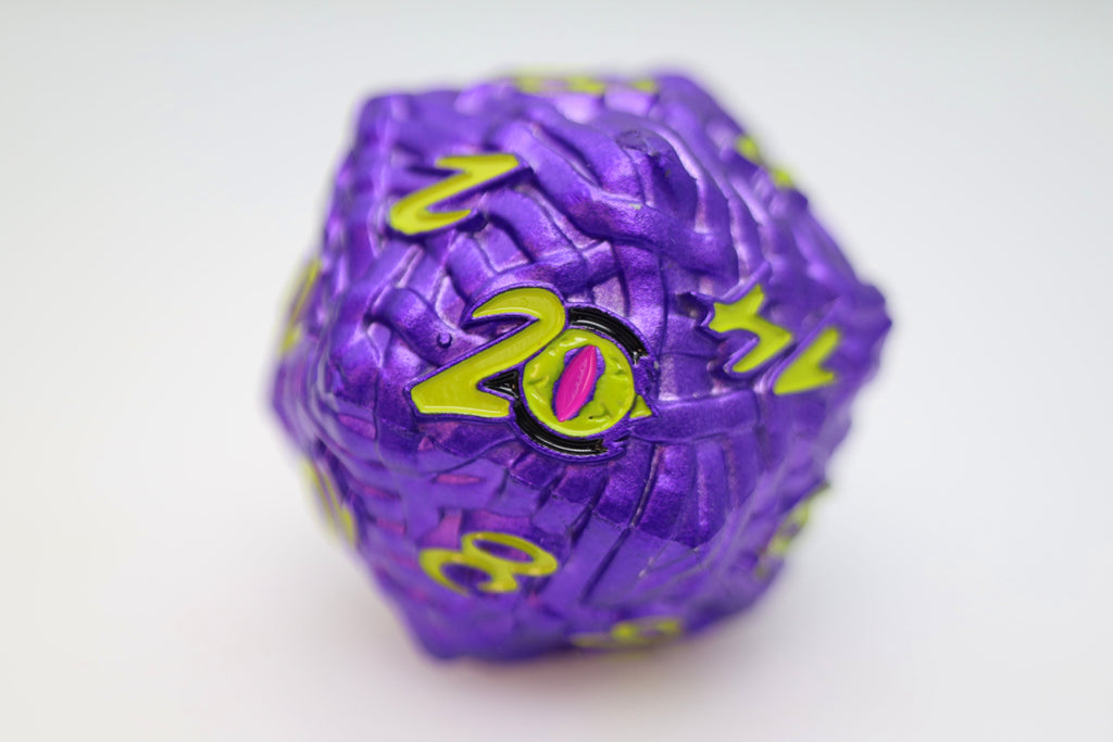 Mummy Wraps: Ukok Princess 40mm Metal D20 Metal Dice Foam Brain Games