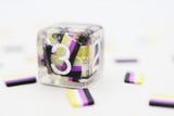 Pride Flag Single D6 Plastic Dice Foam Brain Games
