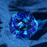 55mm Titan D20 - Sharp Edge Nautical Clear Sight Plastic Dice Foam Brain Games