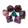 Night Elves RPG Dice Set Plastic Dice Foam Brain Games