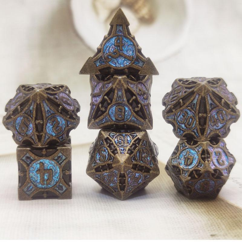 Quiver of Arrows: Night Sky Arrow - Metal RPG Dice Set Metal Dice Foam Brain Games