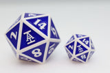 Acquisitions Inc 35mm Metal D20: Omin Dran Metal Dice Foam Brain Games