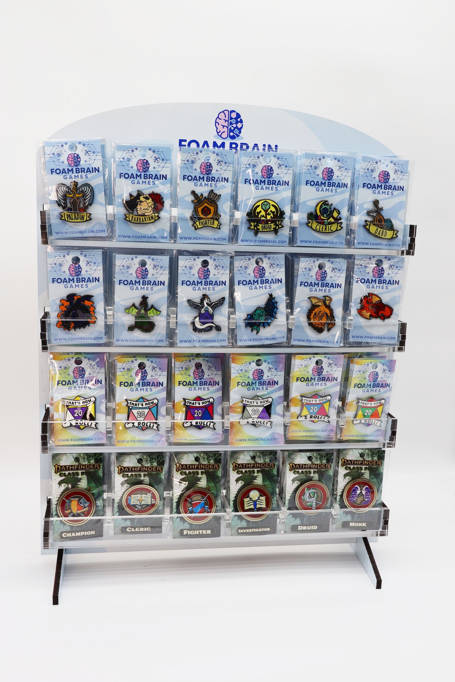Dynamic Pin Display – Foam Brain Wholesale