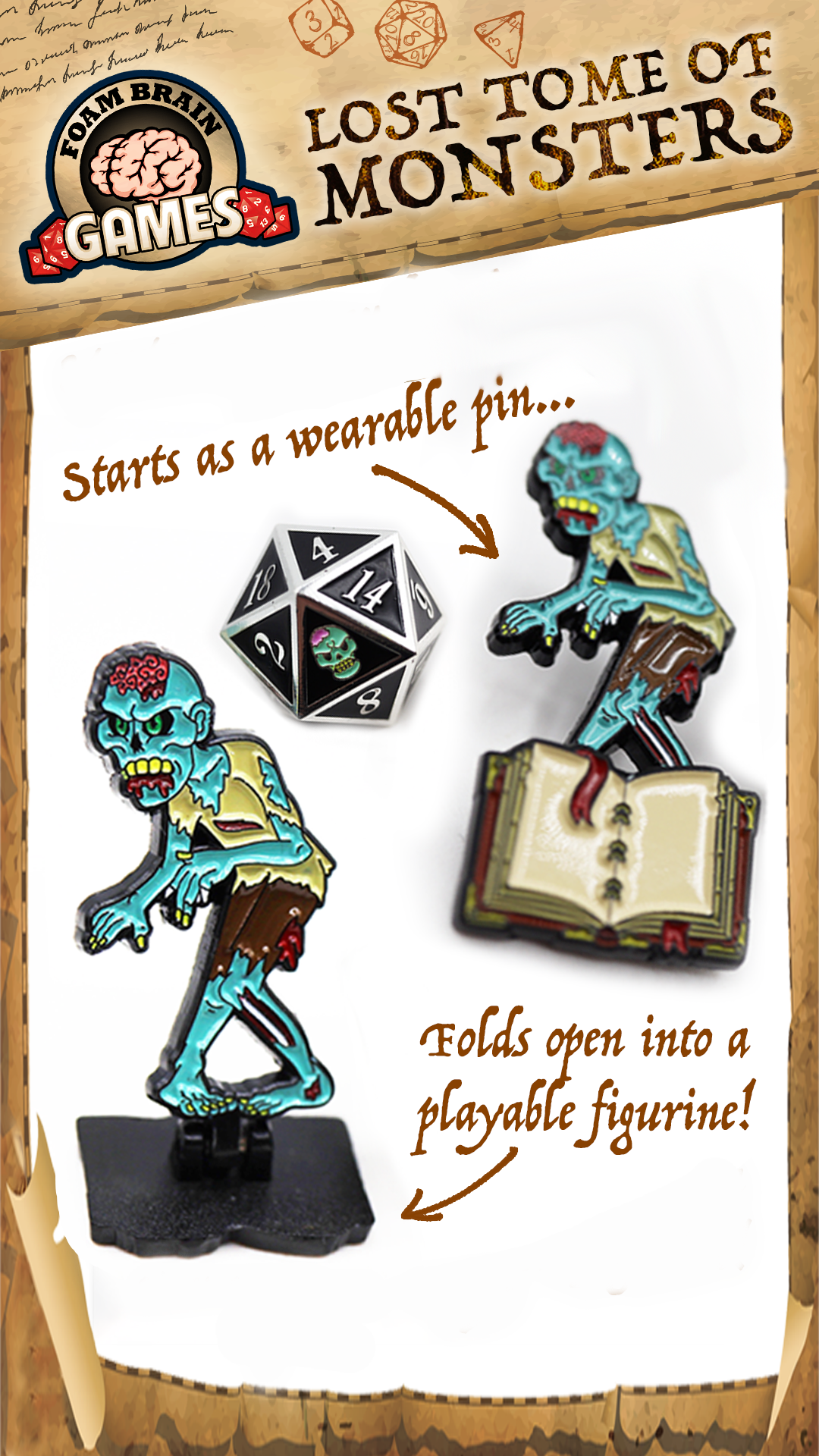 Mystery Loot: Lost Tome of Monsters Mystery Loot Foam Brain Games