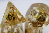 Pirate Skull RPG Dice Set Plastic Dice Foam Brain Games