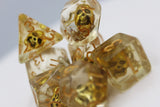 Pirate Skull RPG Dice Set Plastic Dice Foam Brain Games