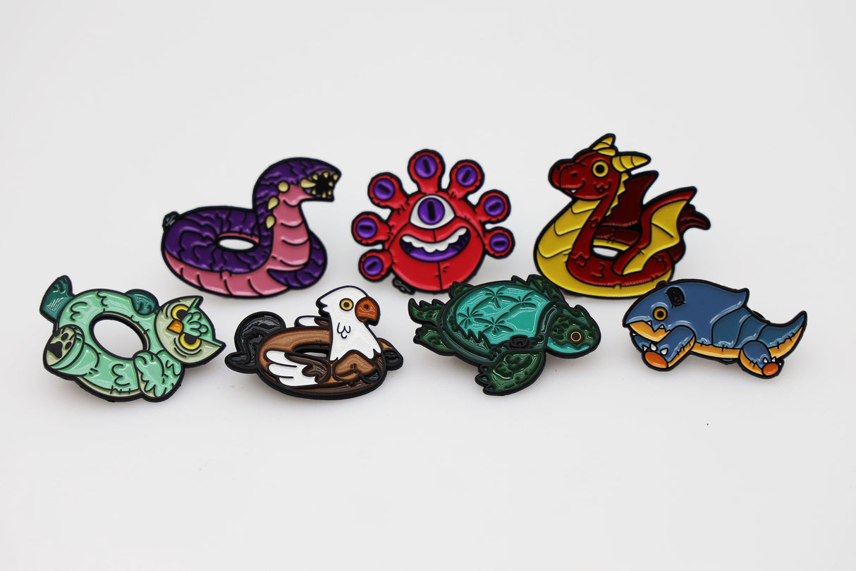 Pool Party Complete Set Mystery Loot Foam Brain Games