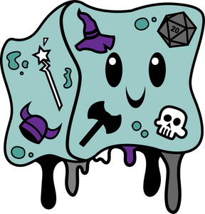 Gelly Cube Pride Pin: Asexual Enamel Pin Foam Brain Games