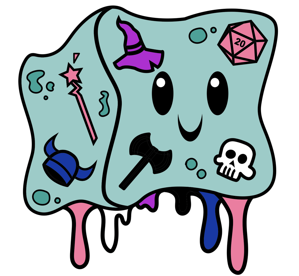 Gelly Cube Pride Pin: Genderfluid Enamel Pin Foam Brain Games