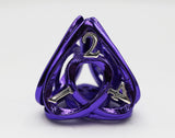 Hollow Hearts: Purple - Metal RPG Dice Set Metal Dice Foam Brain Games