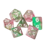 Glow in the Dark Rebirth RPG Dice Set Plastic Dice Foam Brain Games