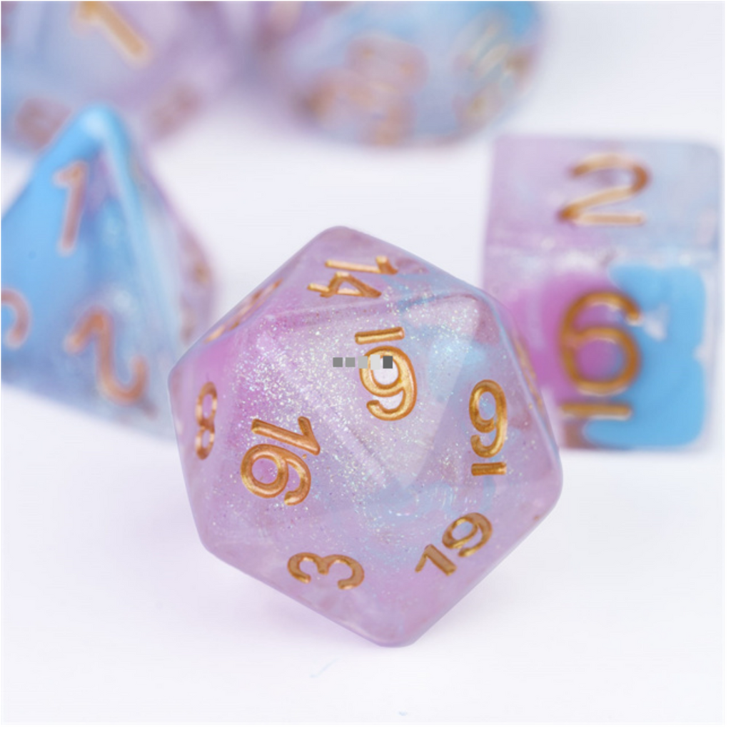 Flare of Ambition RPG Set Plastic Dice Foam Brain Games