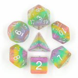 Fairy Dust RPG Dice Set Plastic Dice Foam Brain Games