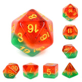 Watermelon RPG Dice Set Plastic Dice Foam Brain Games