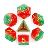 Watermelon RPG Dice Set Plastic Dice Foam Brain Games