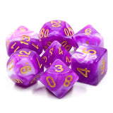 Berry Cream RPG Dice Set Plastic Dice Foam Brain Games