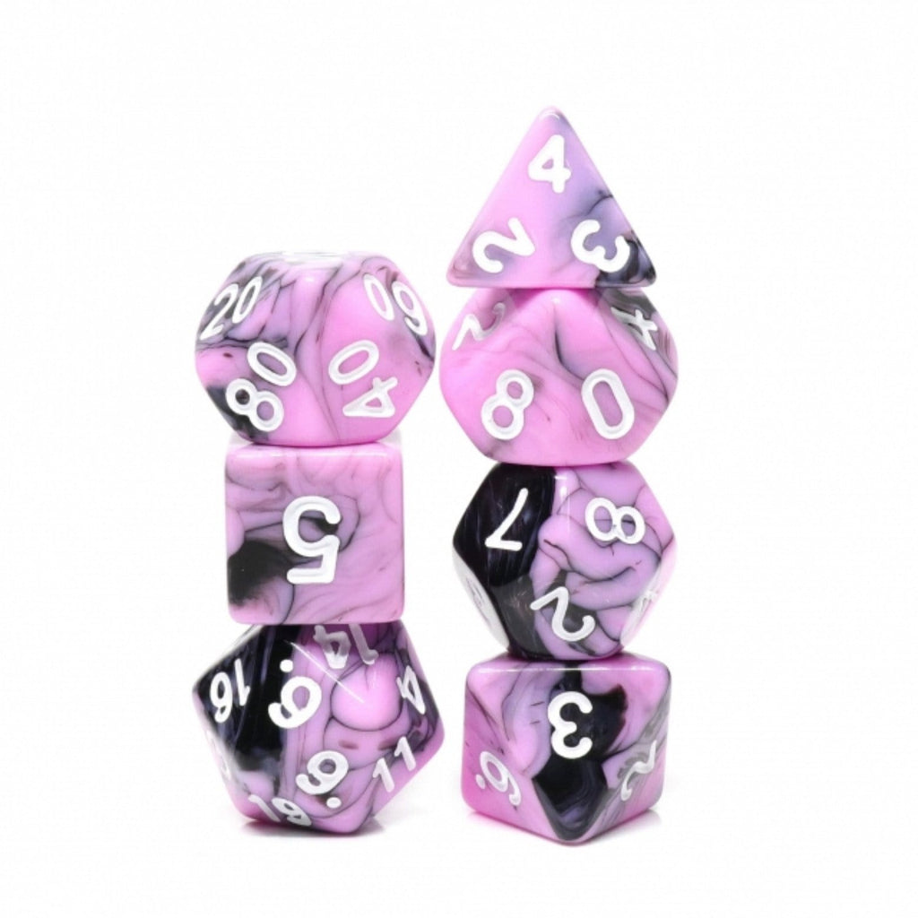 Blueberry Smoothie RPG Dice Set Plastic Dice Foam Brain Games