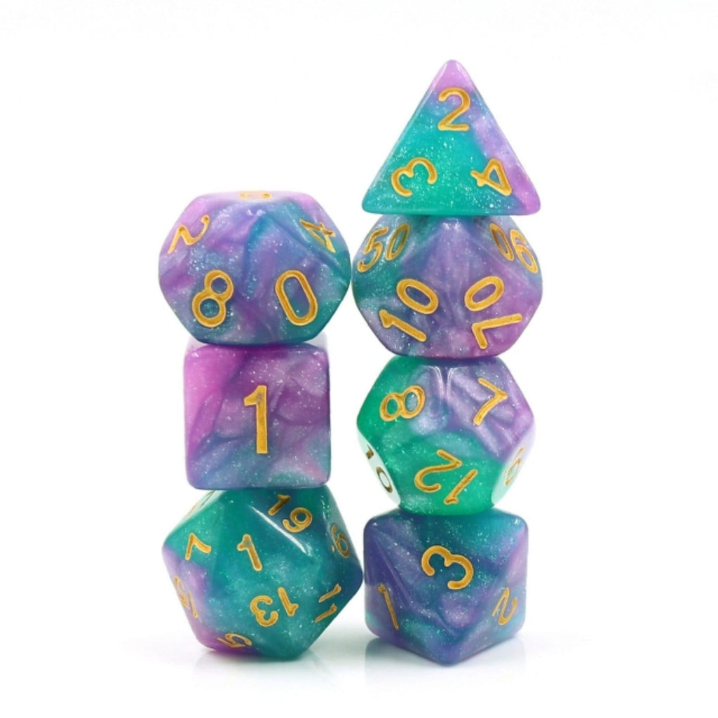 Byzantium RPG Dice Set Plastic Dice Foam Brain Games