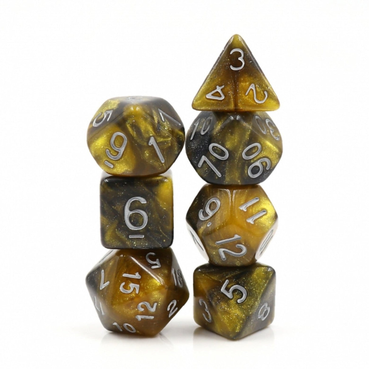 Monarch RPG Dice Set Plastic Dice Foam Brain Games