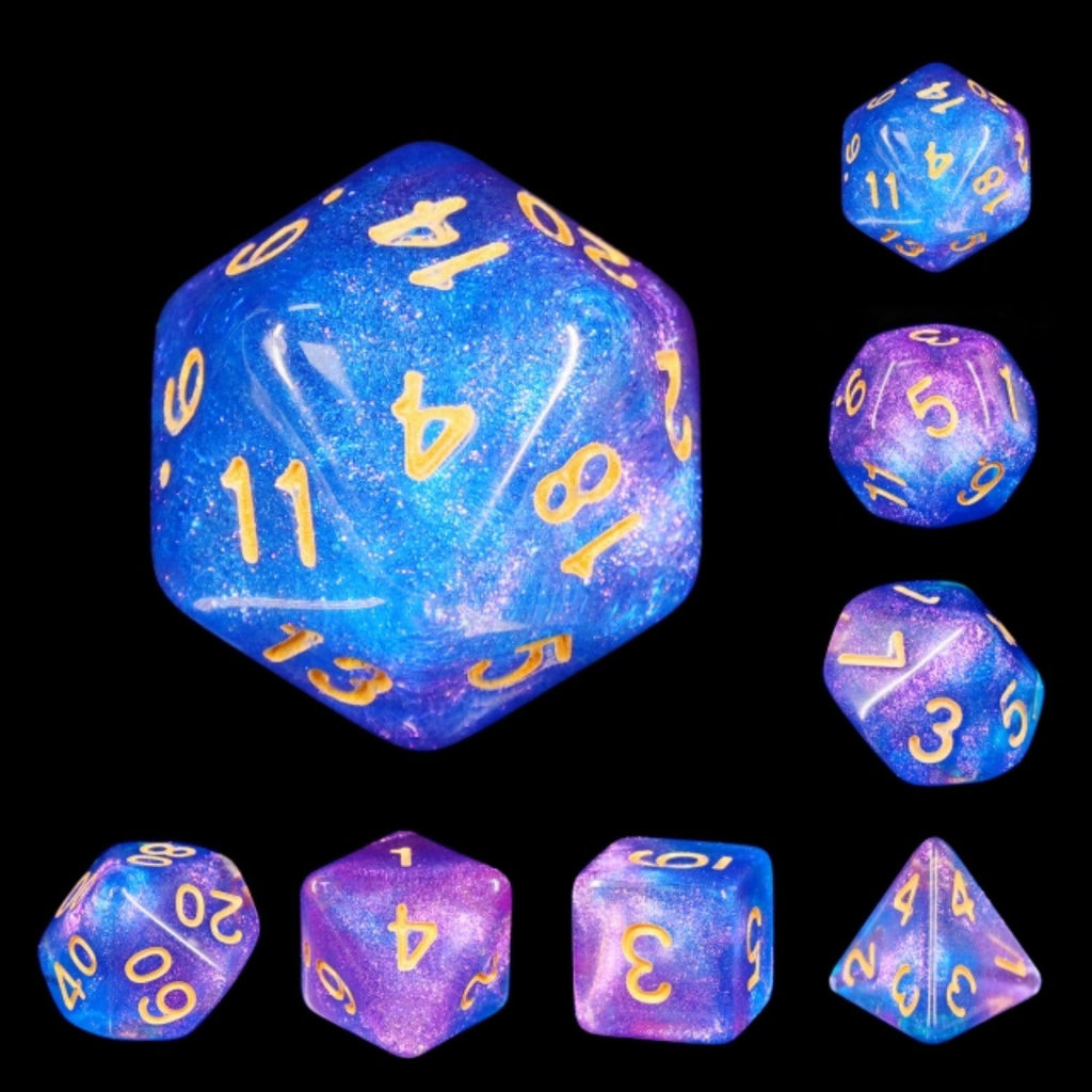 Secret Stars RPG Dice Set Plastic Dice Foam Brain Games