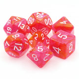 Grapefruit RPG Dice Set Plastic Dice Foam Brain Games