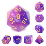 Briar Rose Aurora RPG Dice Set Plastic Dice Foam Brain Games