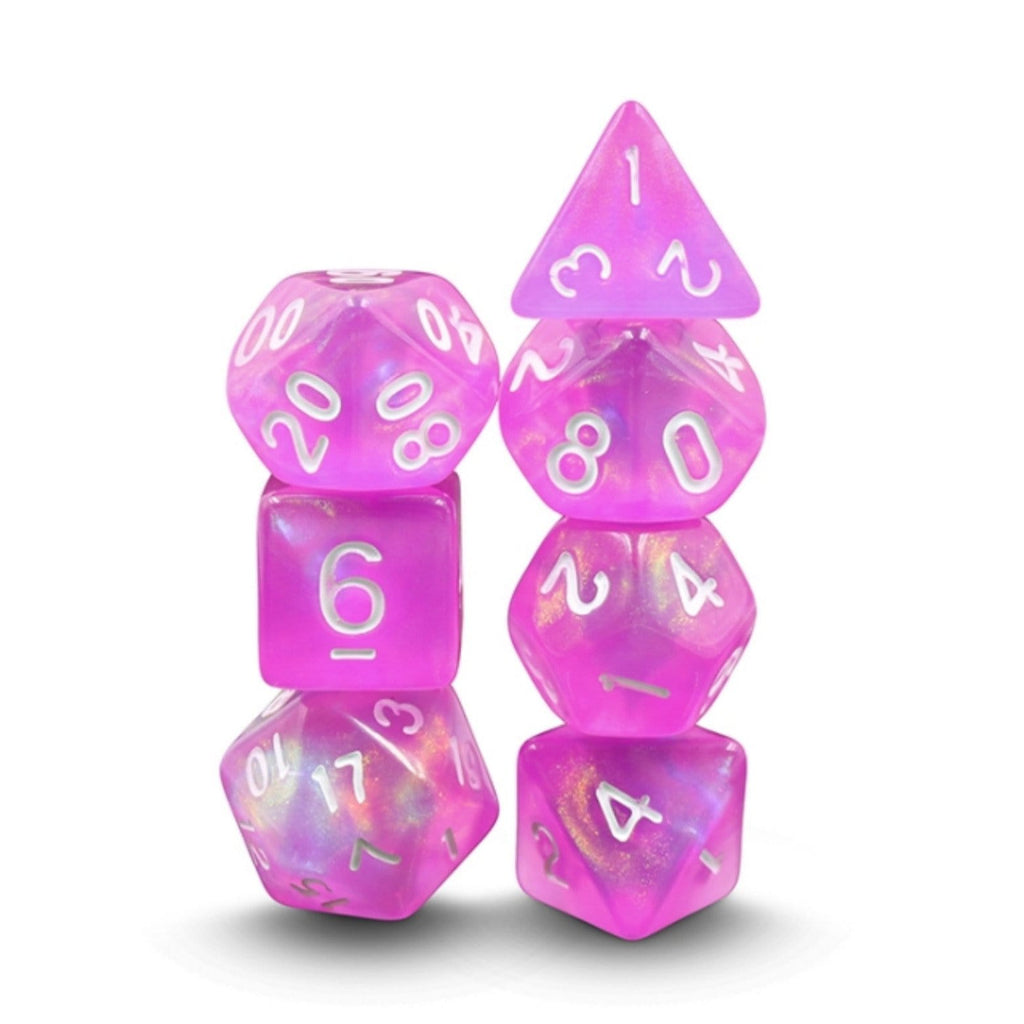 Dream in Bloom RPG Dice Set Plastic Dice Foam Brain Games