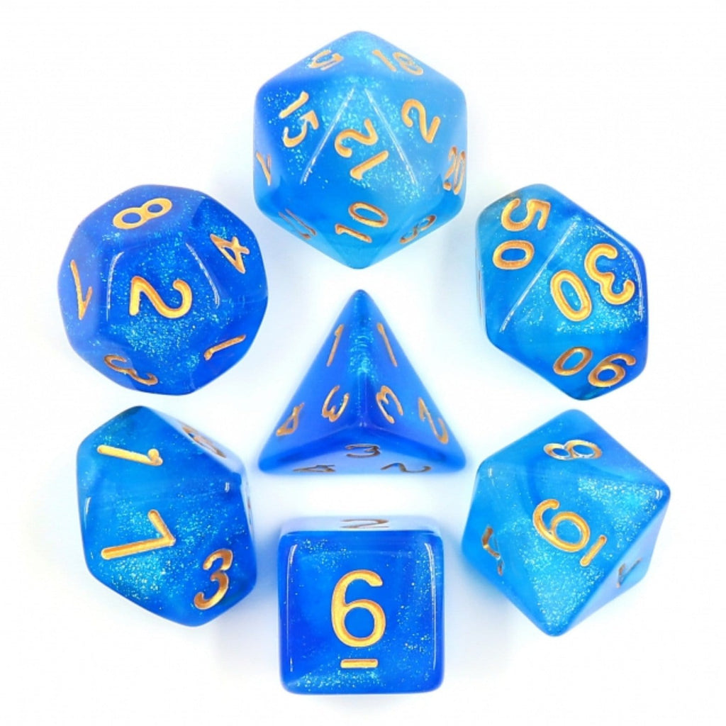 Mermaid's Crown RPG Dice Set Plastic Dice Foam Brain Games