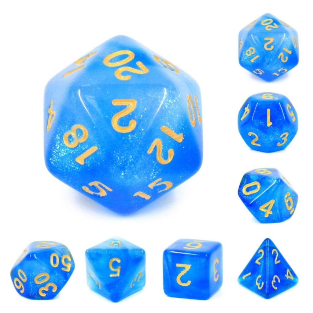 Mermaid's Crown RPG Dice Set Plastic Dice Foam Brain Games