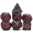 Huge Black Castle Dice Set - 25mm Plastic Dice Foam Brain Games