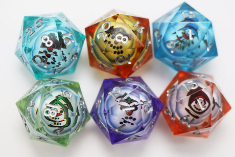 Mystery Loot: Snow Quest Complete Set ** NOT A MYSTERY PRODUCT ** Plastic Dice Foam Brain Games